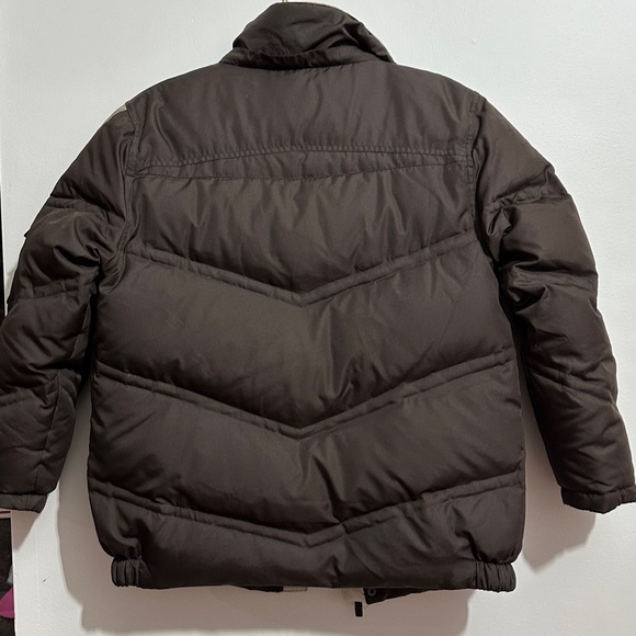 Hawke & Co Outfitter Boys Down Puffer Jacket Chocolate Brown 10-12 - Picture 7 of 7